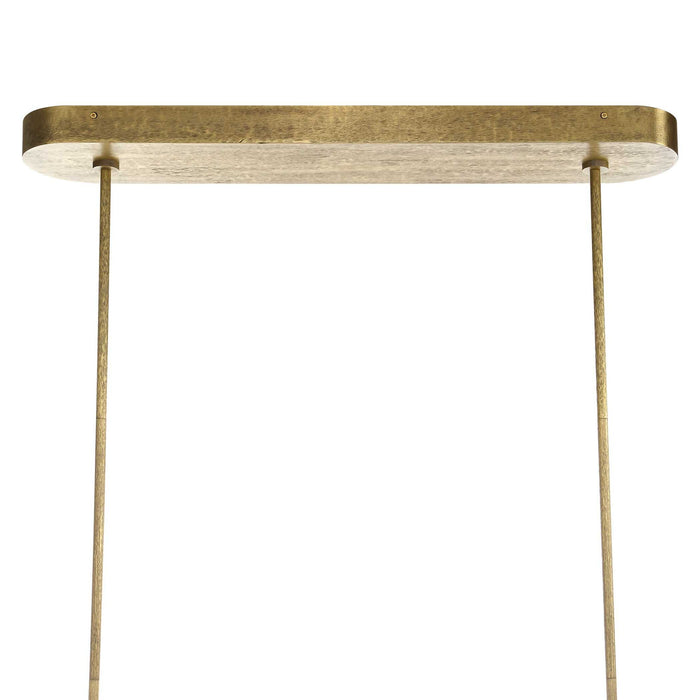 On The Ice - LED Pendant - Brass