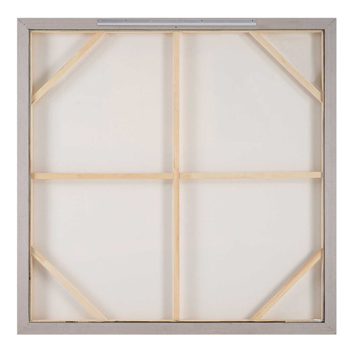 Accentuate The Positive - Framed Canvas - Black / Brown / Gray