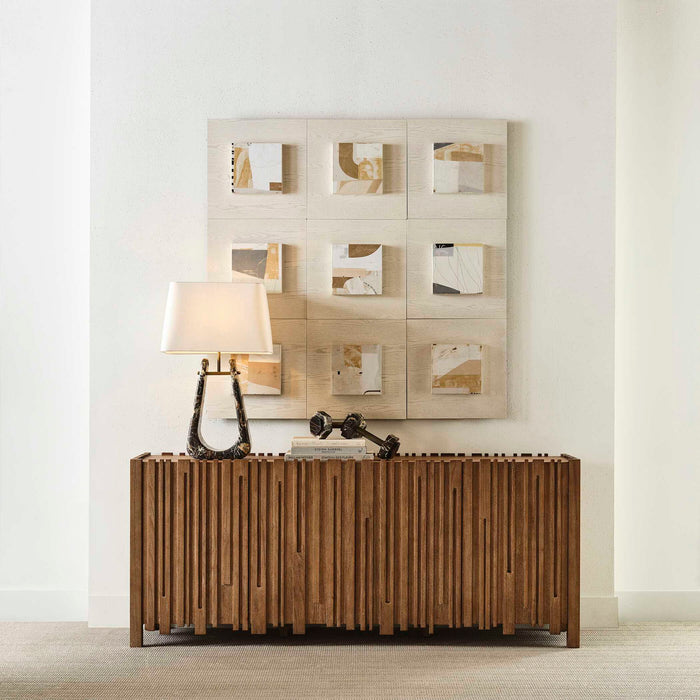 New Wisdom - Framed Canvases (Set of 9) - Beige / Light Brown