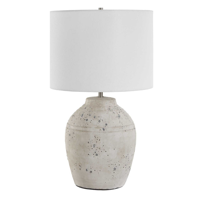 Table Lamp - Distressed Whitewash