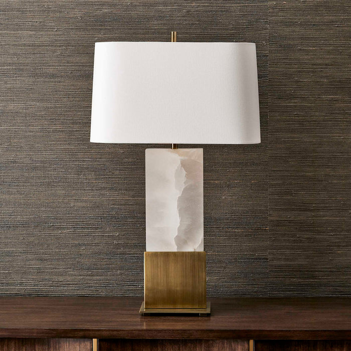 On A Cloud - Table Lamp - Brass / White