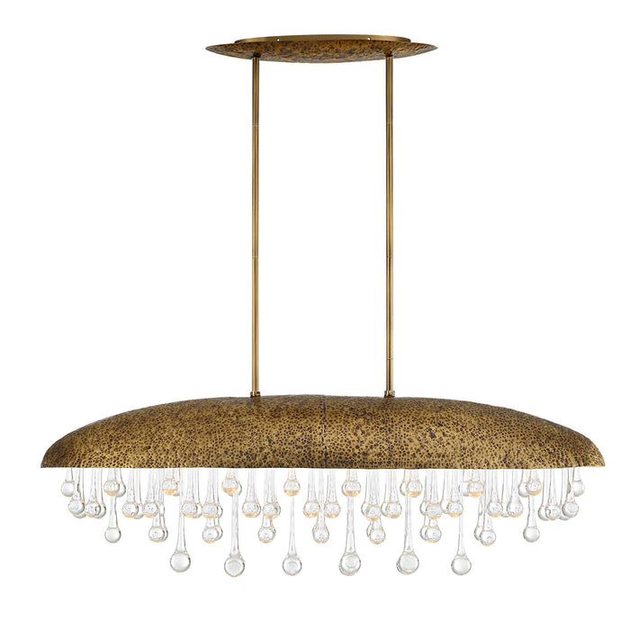 Downpour - 10 Light Pendant - Oval