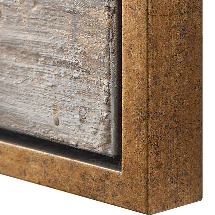 Moonlight - Hand Painted Canvas - Black / Bronze / Gold