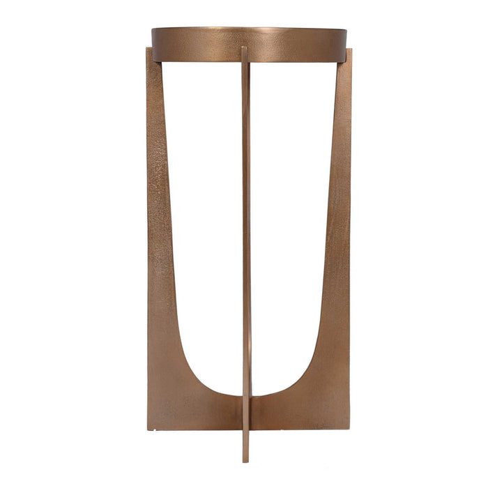 24.3" Accent Table - Gold