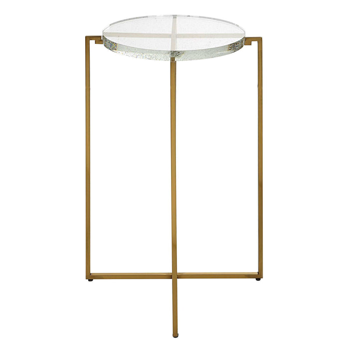 Star-Crossed - Glass Accent Table - Gold
