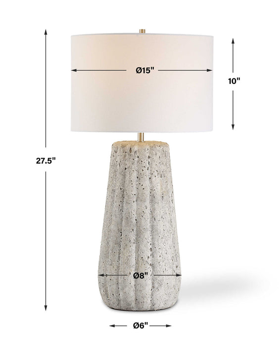 Ceramic Table Lamp - Dark Gray