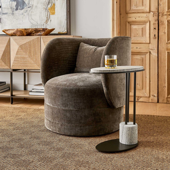 Strut - Accent Table - Black / Bronze