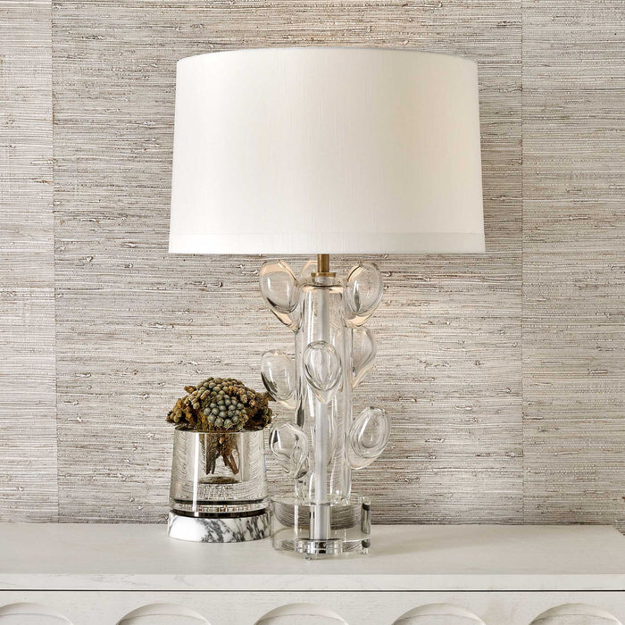 Clear Bloom - Table Lamp - White