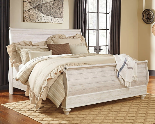 Willowton Sleigh Bed