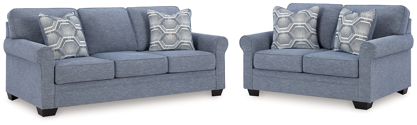 Carissa Manor Sofa and Loveseat