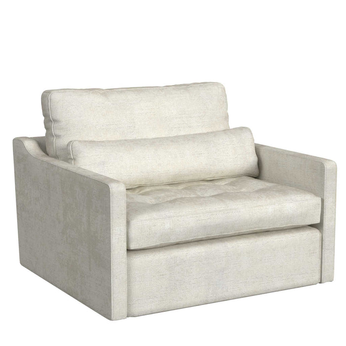 Slope - Tufted Swivel Chair-And-A-Half