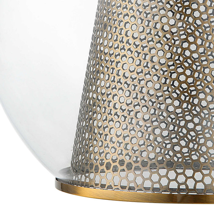 Big Drip - 1 Light Pendant - Brass