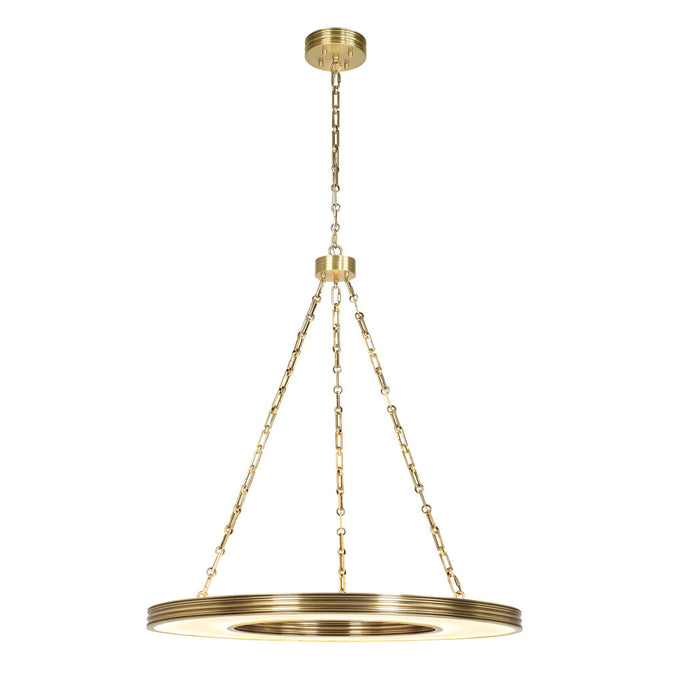 Newport - 1 Light LED Pendant - Brass