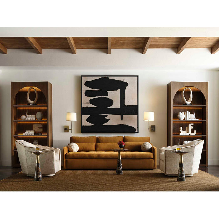 High Light - Lighted Bookcase - Woodtone