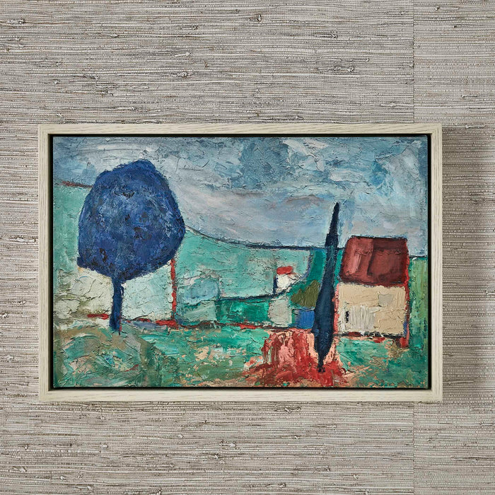 Lorraine - Framed Canvas - Blue / Green / Orange