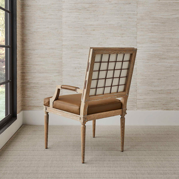 French Connection - Armchair (Set of 2) - Woodtone / Beige