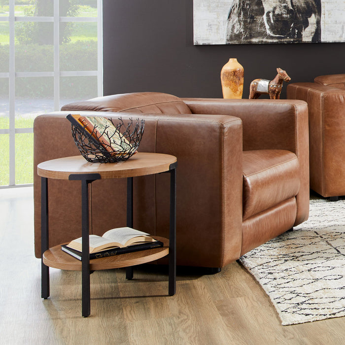 Austin - Power Recliner With Power Headrest - Chestnut