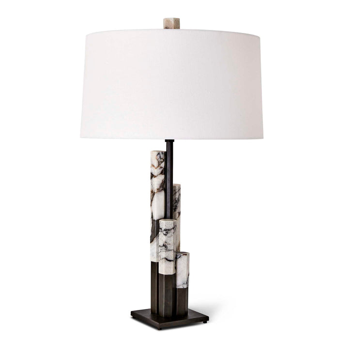 Metropolis - Table Lamp - Bronze / White