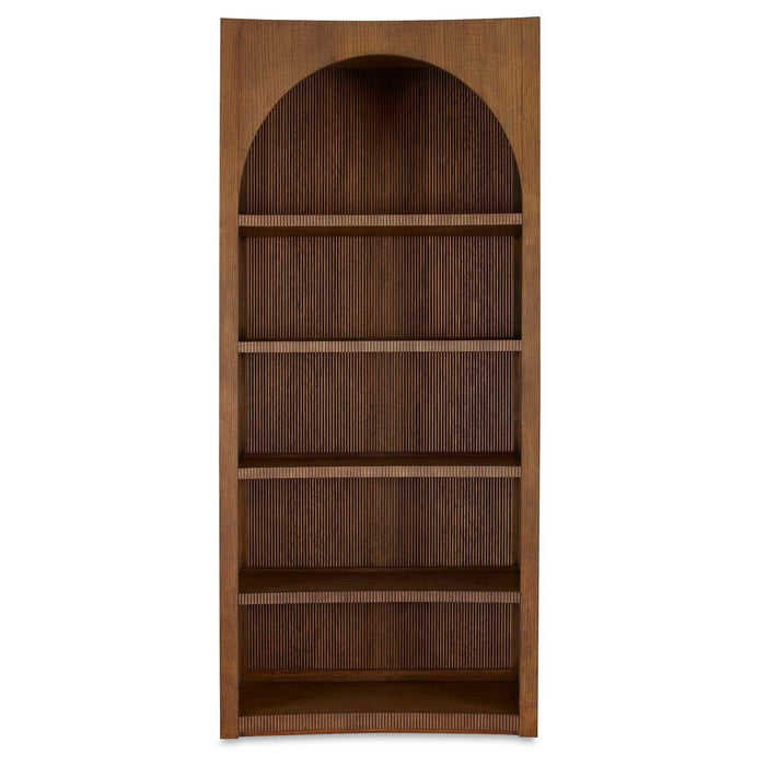 High Light - Lighted Bookcase - Woodtone
