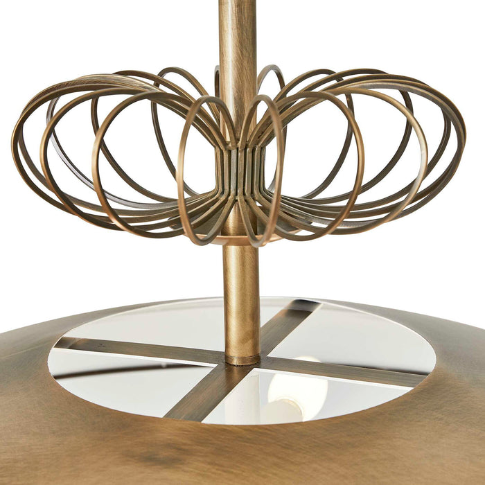 Feeling Loopy - 4 Light Pendant - Brass