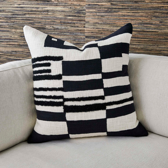Barcode - Pillow - Black / White
