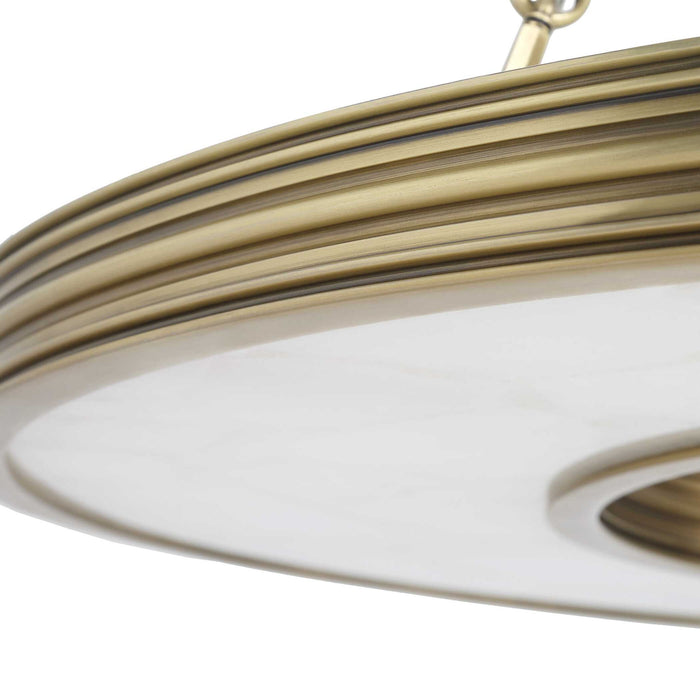 Newport - 1 Light LED Pendant - Brass