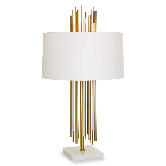 Cityscape - Table Lamp - Brass