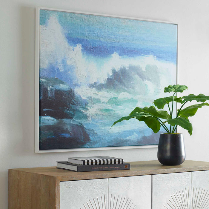Framed Canvas - Blue