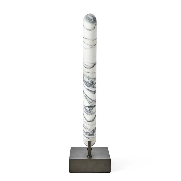 Double Vision - Sculpture - Black / Bronze / White