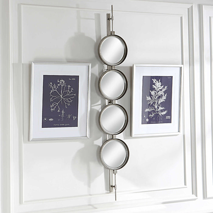 Button - Mirror - Gray