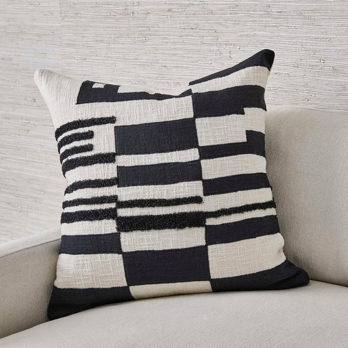 Barcode - Pillow - Black / White