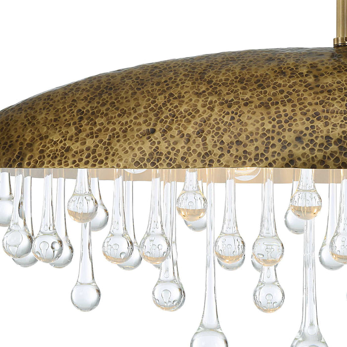 Downpour - 10 Light Pendant - Oval