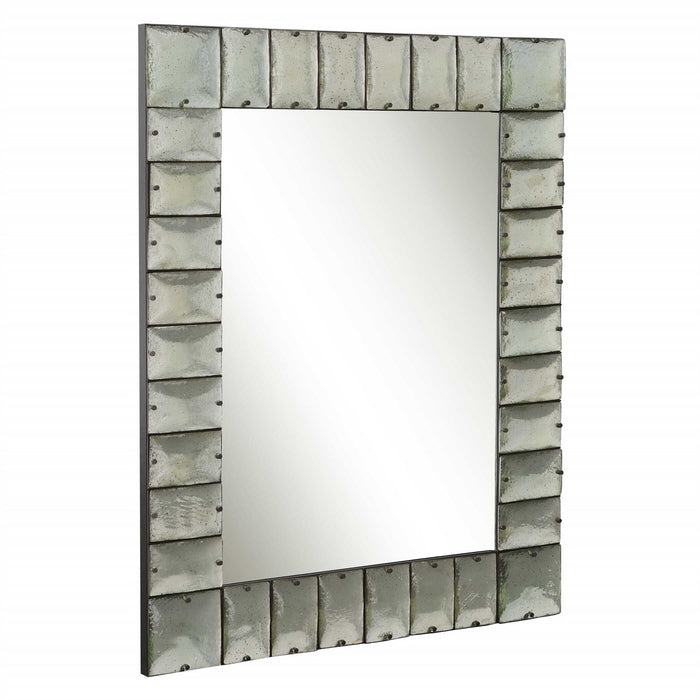 Tufted Mirror - Black