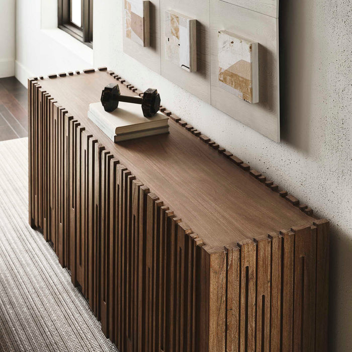 Assemblage - 4 Door Cabinet - Woodtone