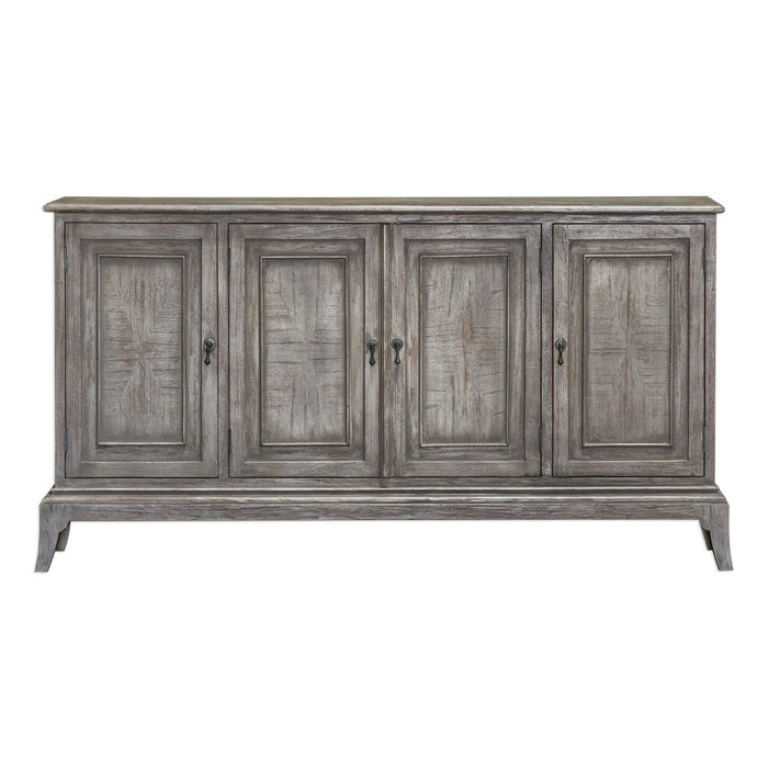 Nyle - 4 Door Cabinet - Gray