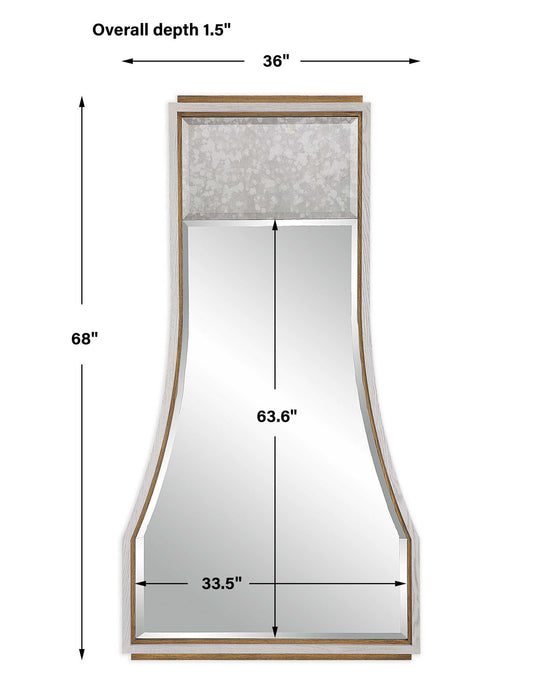 Mansard - Mirror - White