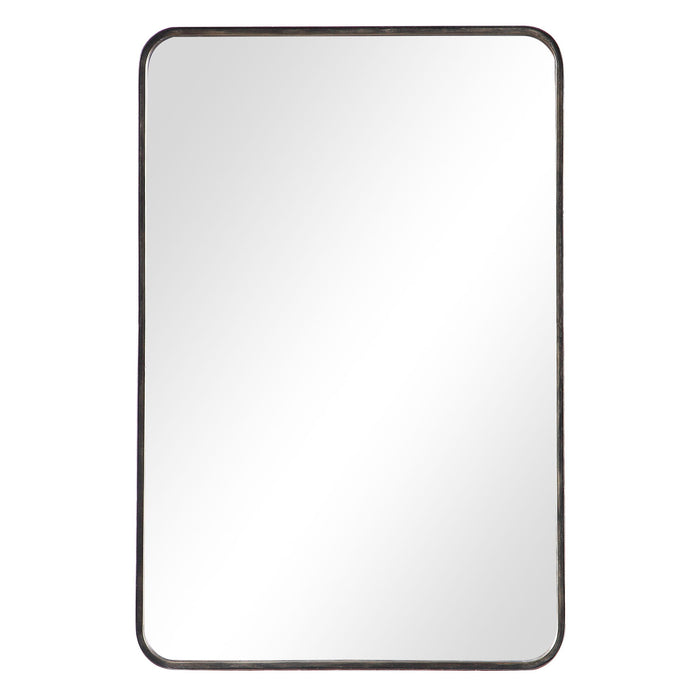 Mirror With Gold Highlights - Rich Dark Bronze