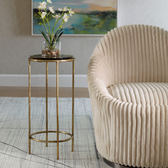 24" Accent Table - Gold