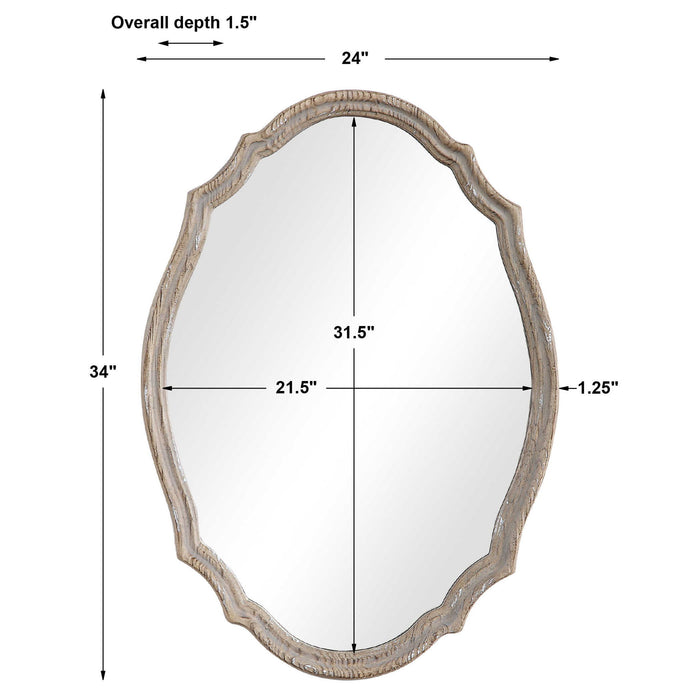 Mirror - Light Ivory
