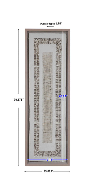Ancestors Parchment - Shadow Box - Brown / White / Woodtone