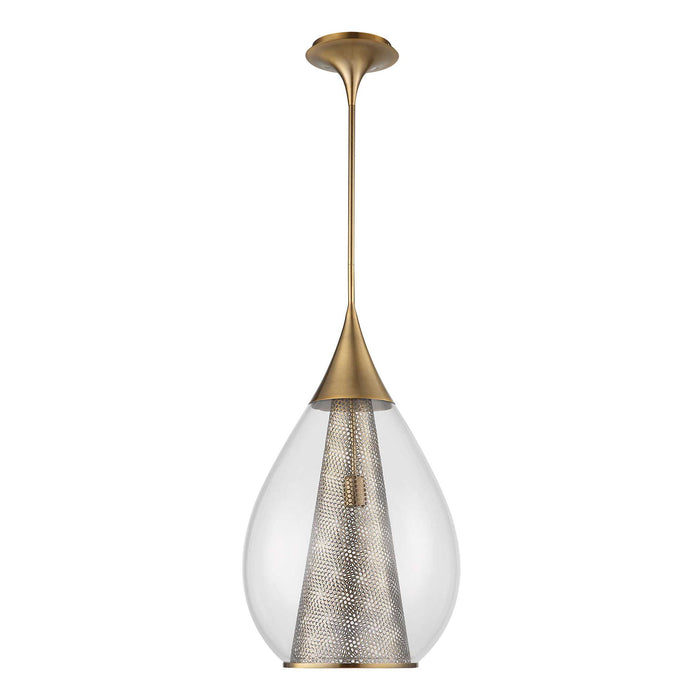 Big Drip - 1 Light Pendant - Brass