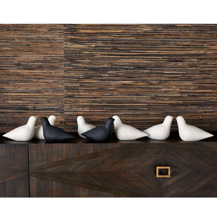 Flock - Sculpture (Set of 4) - Black / White