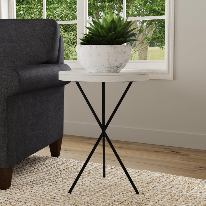 Melody - Chairside Table - White