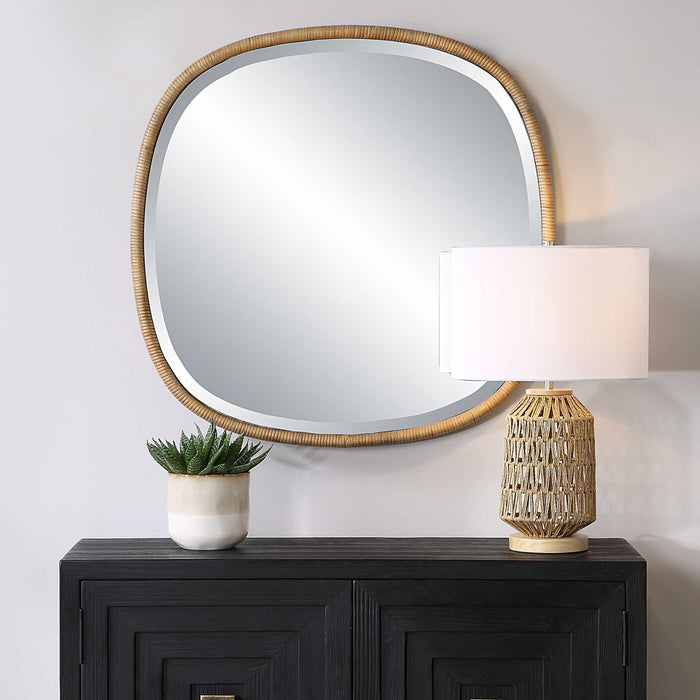 33.88" Mirror - Gold