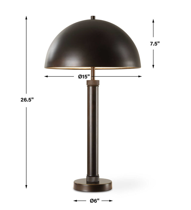 Table Lamp - Black Metal