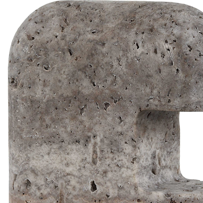 Ancient Lore - Tall Sculpture - Bronze / Gray