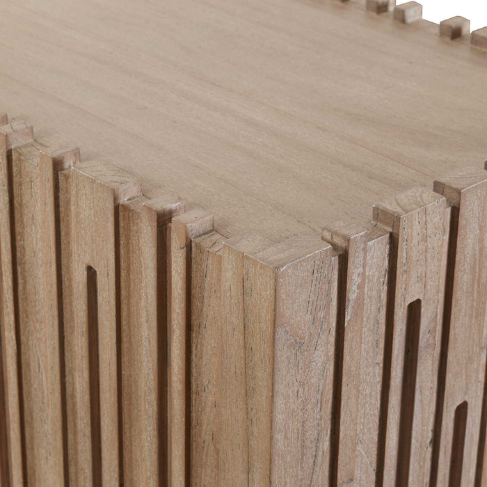 Assemblage - 4 Door Cabinet - Woodtone