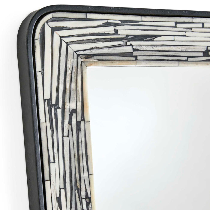 Inlay Mirror - Black / White
