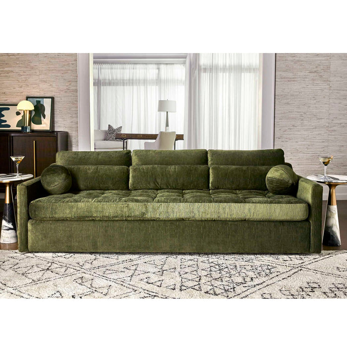 Slope Sofa - Sofa - Martini Olive Antique Velvet