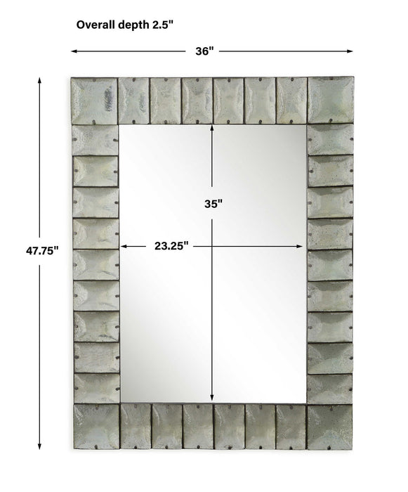 Tufted Mirror - Black